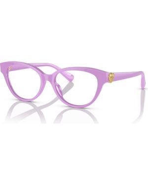 Versace 48Mm Cat Eye Optical Glasses - Purple
