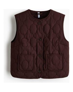 H&M Quilted Gilet - Purple