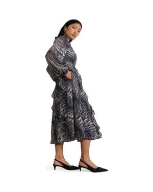 Hobbs Miriam Dress - Gray