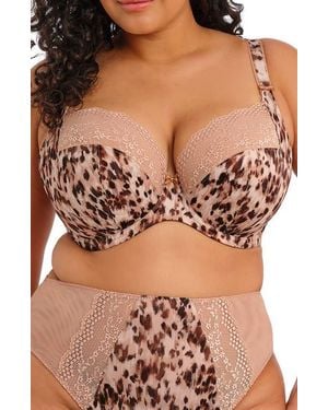 Elomi Lucie Full Figure Underwire Plunge Bra - Black