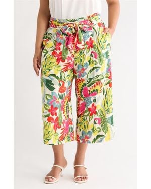 Sugarlips Wissa Tie Waist Wide Leg Pants - Red
