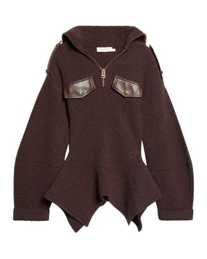 Zimmermann Valiant Utility Sweater - Brown