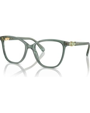 Swarovski 52Mm Square Optical Glasses - Metallic