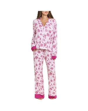 Honeydew Intimates All American Long Pajamas - Red