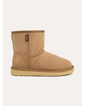 Celtic & Co. Sheepskin Lined Ankle Boot - Natural