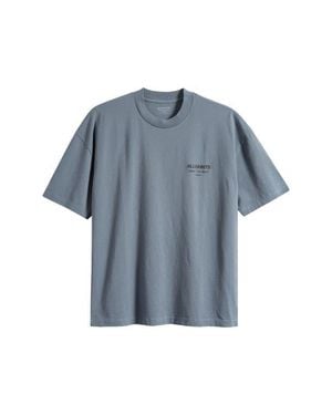 AllSaints Xander Crewneck T-Shirt - Blue