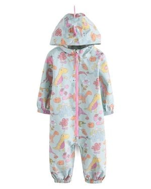Next Kids' Dino Puddle Suit - Blue