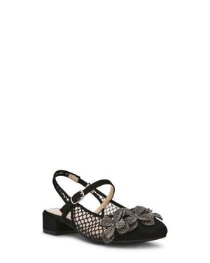 Betsey Johnson Kids' Sofya Slingback Pump - White
