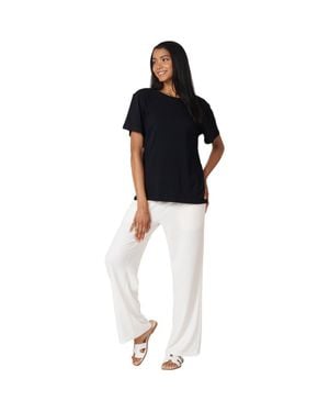Rebody Active Rebody Essentials Oversized Short Sleeve Top - Black
