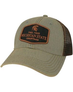 Legacy Athletic Michigan State Spartans Practice Old Favorite Trucker Snapback Hat - Green