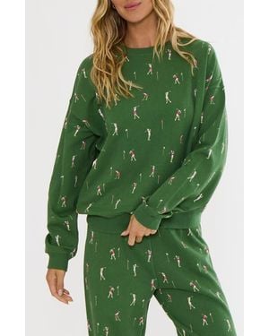 Beach Riot Devyn Oversize Sweatshirt - Green