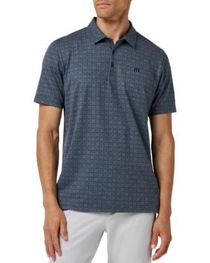 Travis Mathew Featherweight Trophy Performance Polo - Blue