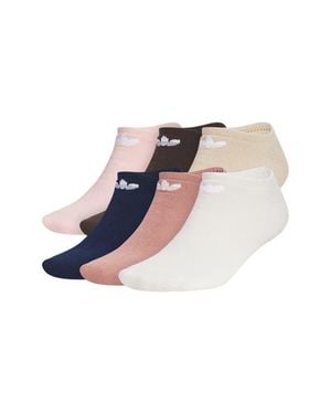 adidas Gender Inclusive Originals Assorted 6-Pack No-Show Socks - Multicolor