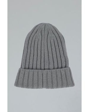 SSKEIN Ribbed Beanie - Gray