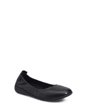 Børn Felicity Leather Flat - Black