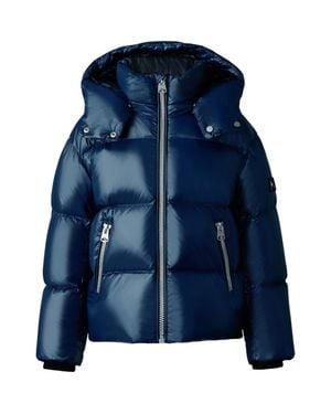 Mackage Kids' Jesse Water Repellent 800 Fill Power Down Puffer Coat - Blue