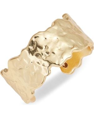 Karine Sultan Molten Band Ring - Metallic