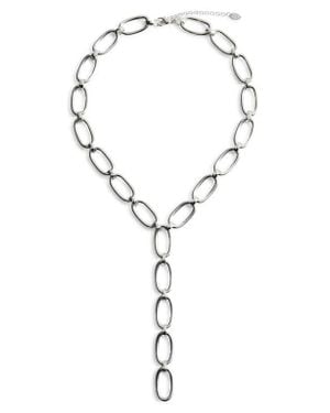 Mango Lariat Chain Necklace - Blue