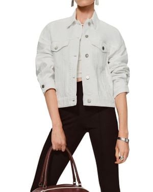 Reformation Rhodes Relaxed Fit Organic Cotton Denim Jacket - Gray