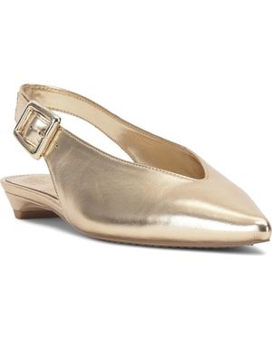 Vince Camuto Valther Pointed Toe Flat - Natural