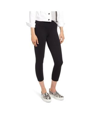 Lyssé Ntials Flattering Crop Leggings - Black