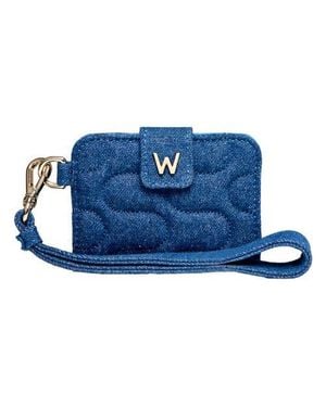 Wolf Mimi Swirl Card Case - Blue