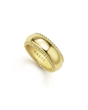 Lagos 18K Anthem Band Ring - Metallic