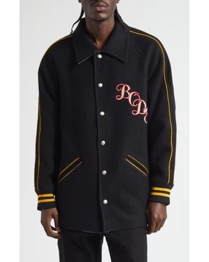 Bode Monogram Snap Reversible Jacket - Black