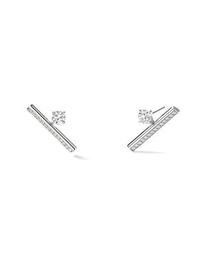 Hearts On Fire Barre Floating Diamond Climber Earrings - Multicolor