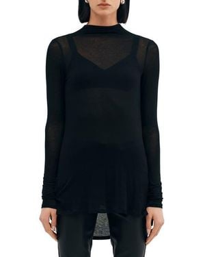 Two Lines by Marcella Athens Long Sleeve Tunic - Black