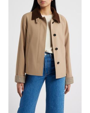 London Fog Water Resistant Jacket - Natural