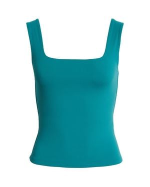 Open Edit Square Neck Tank - Blue
