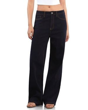 HINT OF BLU Classic Straight Leg Jeans - Blue