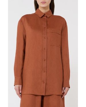 MM by Max Mara Linen Shirt - Brown