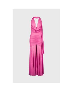 Saemdi Dali Halterneck Dress - Pink