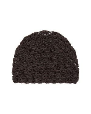 Mango Crochet Hat - Black