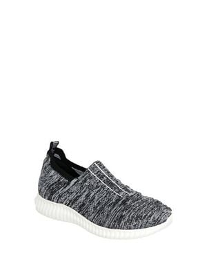 David Tate Melrose Stretch Knit Sneaker - Gray