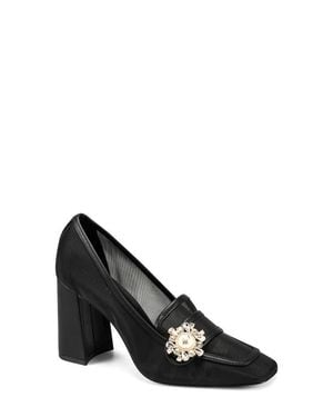 KARL LAGERFELD Savannah Loafer Pump - Black