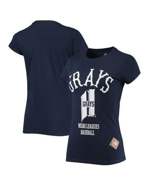 Stitches Homestead Grays Negro League Logo T-Shirt - Blue