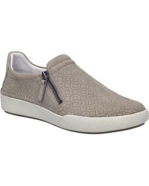 Josef Seibel Claire Side Zip Sneaker - Gray