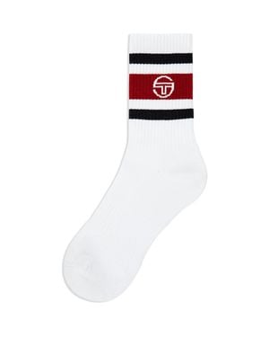 Sergio Tacchini Di Base Logo Sock - White