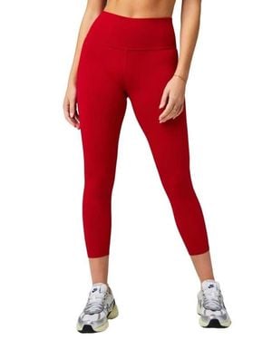 Fabletics Define Powerhold High-Waisted Legging 7/8 Legging - Red
