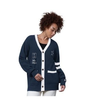 Starter Dallas Cowboys Back Shot Button-Up Cardigan - Blue