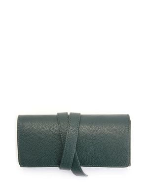 ROYCE New York Leather Tech Cord Organizer Roll - Gray