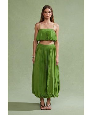 AMUR Rylan Maxi Skirt - Green