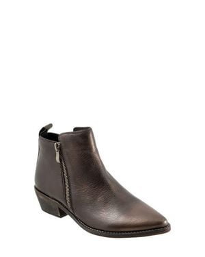 EOS FOOTWEAR Zense Leather Bootie - Brown