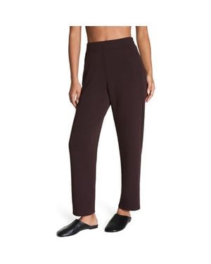 Spanx Airessentials Straight Leg Ankle Pants - Brown