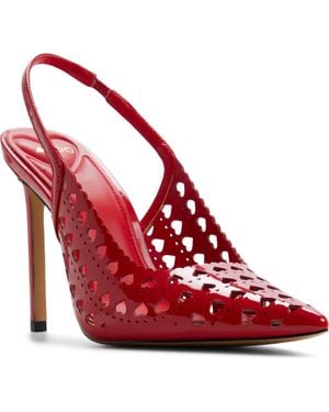 ALDO Love Slingback Pointed Toe Pump - Red