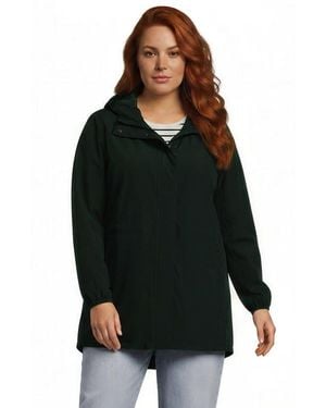 Lands' End Squall Packable Waterproof Raincoat - Black