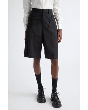 Undercover Ruffle Shorts - Black